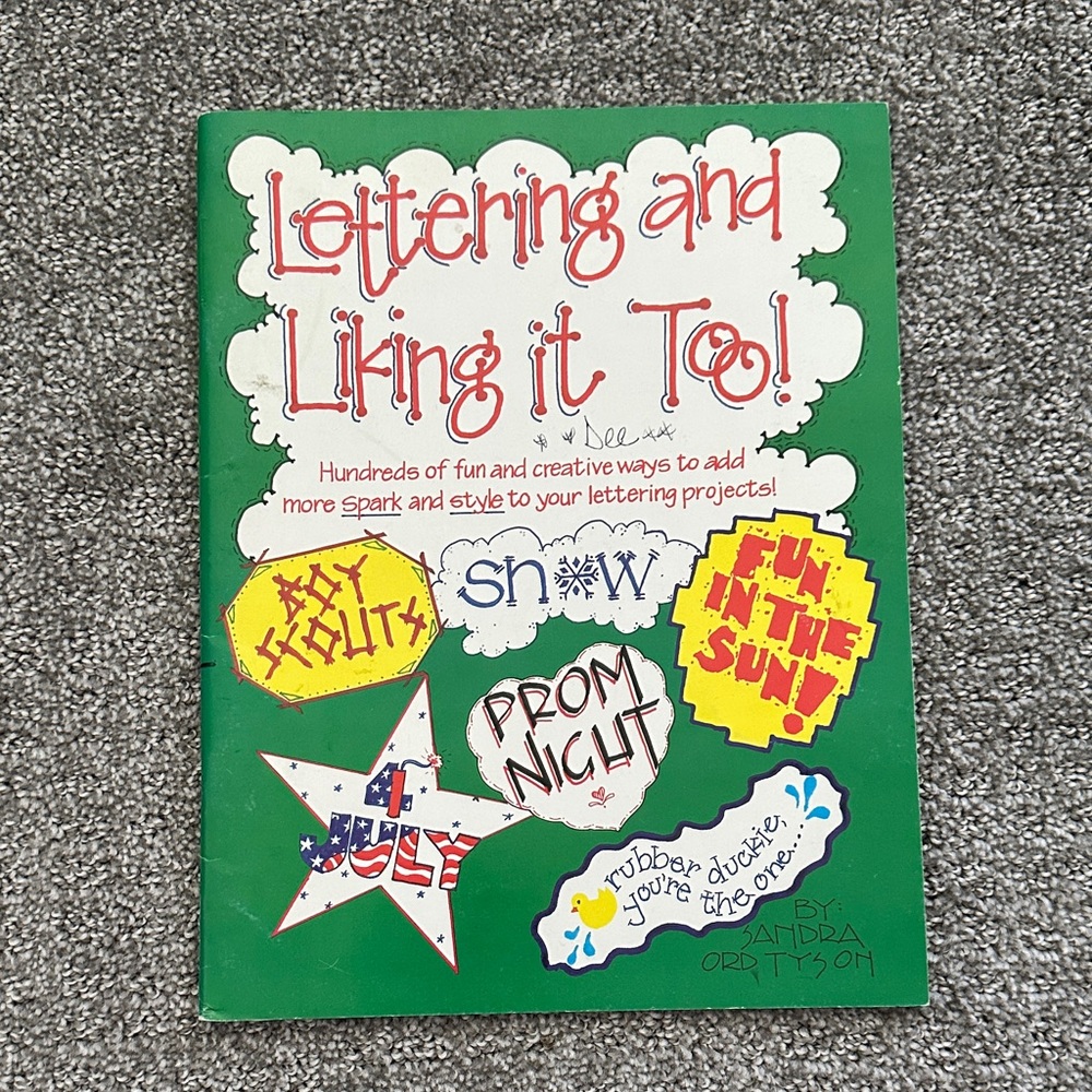 Lettering and Liking It Too! Book